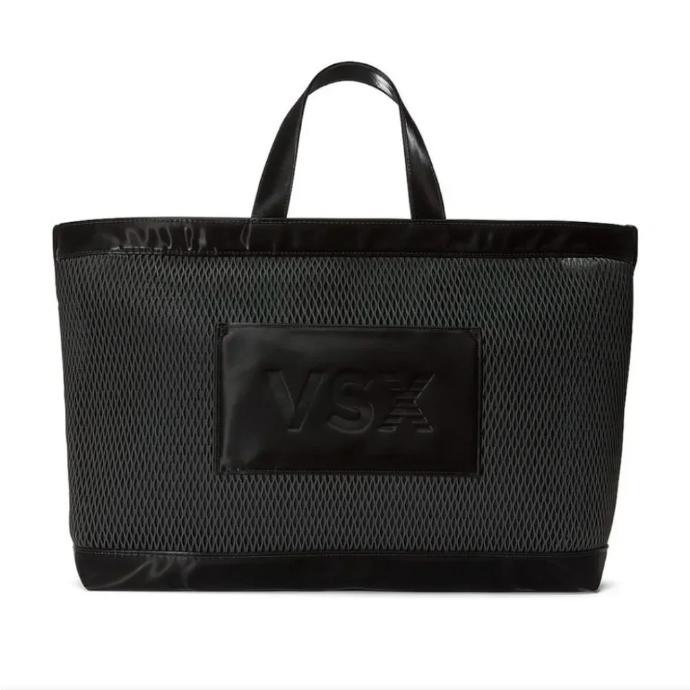 Victoria's Secret Black Mesh Duffel Bag